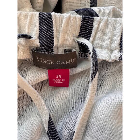 New Vince Camuto Women's Off-The-Shoulder Halter Neck Blouse Tops Plus Size 3X - Picture 5 of 6